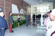 Azərbaycan Prezidenti və xanımı Bakıda Xüsusi Dövlət Mühafizə Xidmətinin Müalicə-Diaqnostika Mərkəzinin açılışında iştirak ediblər (FOTO)