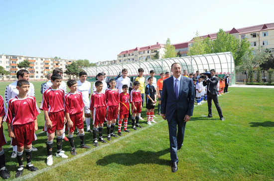 Prezident İlham Əliyev Sumqayıtda 1 saylı Uşaq-Gənclər İdman Məktəbinin açılışında iştirak edib (FOTO)