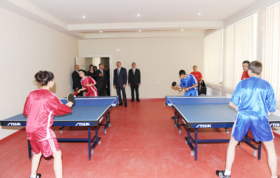 Prezident İlham Əliyev Sumqayıtda 1 saylı Uşaq-Gənclər İdman Məktəbinin açılışında iştirak edib (FOTO)
