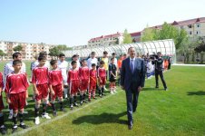 Prezident İlham Əliyev Sumqayıtda 1 saylı Uşaq-Gənclər İdman Məktəbinin açılışında iştirak edib (FOTO)