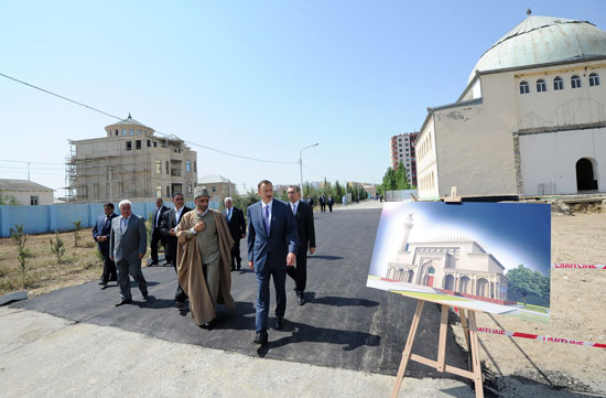Sumqayıtdakı Cümə məscidi Prezidentin tapşırığı ilə yenidən qurulur (FOTO)