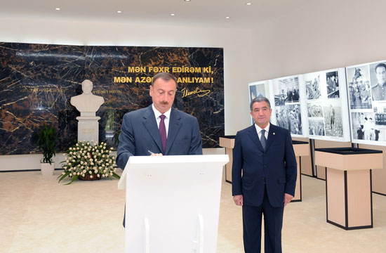 Prezident İlham Əliyev Xızıda Heydər Əliyev Mərkəzinin açılışında iştirak edib (FOTO)