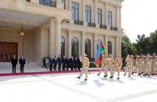 Azərbaycanda səfərdə olan Polşa Prezidentinin rəsmi qarşılanma mərasimi olub (FOTO)