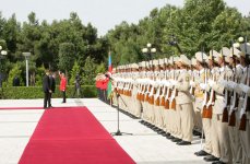 Azərbaycanda səfərdə olan Polşa Prezidentinin rəsmi qarşılanma mərasimi olub (FOTO)