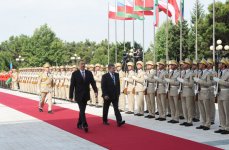 Azərbaycanda səfərdə olan Polşa Prezidentinin rəsmi qarşılanma mərasimi olub (FOTO)