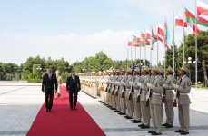 Azərbaycanda səfərdə olan Polşa Prezidentinin rəsmi qarşılanma mərasimi olub (FOTO)