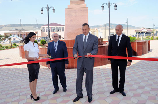 Azərbaycan Prezidenti İlham Əliyev Siyəzəndə Heydər Əliyev Mərkəzinin açılışında iştirak edib (ƏLAVƏ OLUNUB) (FOTO)