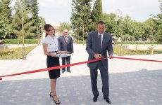 Azərbaycan Prezidenti Şabranda inşa olunmuş Heydər Əliyev Mərkəzinin açılışında iştirak edib (FOTO)
