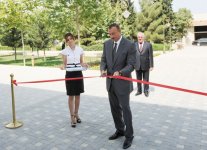 Azərbaycan Prezidenti Şabranda inşa olunmuş Heydər Əliyev Mərkəzinin açılışında iştirak edib (FOTO)