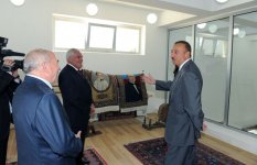 Azərbaycan Prezidenti Şabranda inşa olunmuş Heydər Əliyev Mərkəzinin açılışında iştirak edib (FOTO)