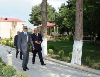 Azərbaycan Prezidenti Şabranda Məmmədağa Nəzirov adına mədəniyyət və istirahət parkı ilə tanış olub (FOTO)
