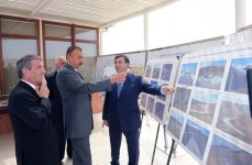 Prezident İlham Əliyev Taxtakörpü Su Anbarının su elektrik stansiyası ilə birlikdə inşa edildiyi ərazidə olmuşdur(FOTO)