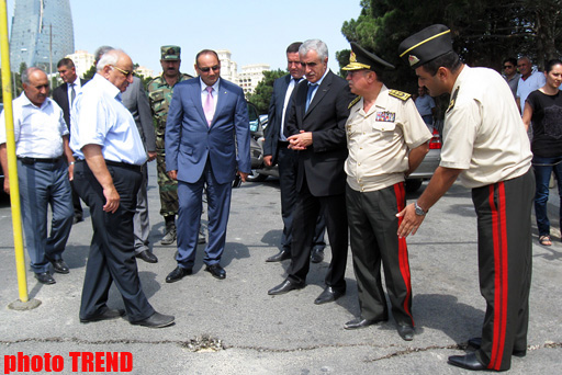 Şəhidlər Xiyabanındakı "Əbədi məşəl" kompleksinin yaxınlığındakı ərazidə sürüşmə təklükəsi yaranıb (ƏLAVƏ OLUNUB) (FOTO)
