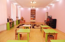 Azərbaycan Prezidenti yenidənqurmadan sonra istifadəyə verilmiş 259 nömrəli uşaq bağçasındakı şəraitlə tanış olub (FOTO)