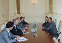 İlham Əliyev Avropa İttifaqının Cənubi Qafqaz üzrə xüsusi nümayəndəsini qəbul edib