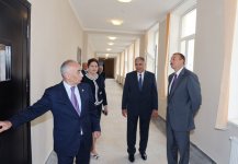 Azərbaycan Prezidenti Bakıda 179 nömrəli orta məktəbin binasında aparılan əsaslı təmir və yenidənqurma işləri ilə tanış olub (FOTO)
