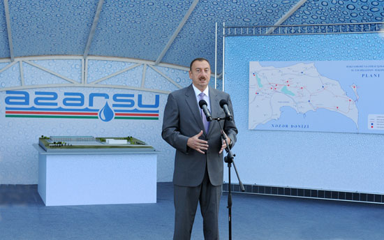 Prezident İlham Əliyev: Azərbaycanda hər bir insan üçün vacib olan su təchizatı məsələləri uğurla icra edilir (FOTO)