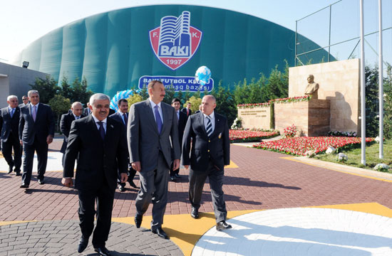 Prezident İlham Əliyev: Əminəm ki, yaxın zamanlarda Azərbaycanın bütün klublarının  gözəl infrastrukturu olacaq (FOTO) (ƏLAVƏ OLUNUB-2)