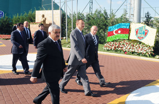 Prezident İlham Əliyev: Əminəm ki, yaxın zamanlarda Azərbaycanın bütün klublarının  gözəl infrastrukturu olacaq (FOTO) (ƏLAVƏ OLUNUB-2)