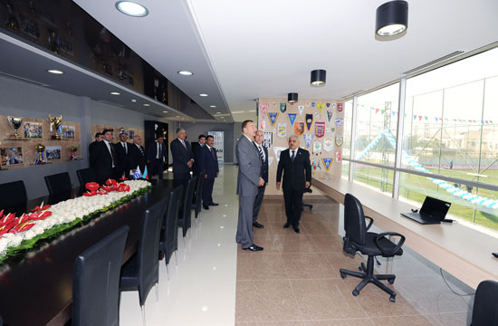 Prezident İlham Əliyev: Əminəm ki, yaxın zamanlarda Azərbaycanın bütün klublarının  gözəl infrastrukturu olacaq (FOTO) (ƏLAVƏ OLUNUB-2)
