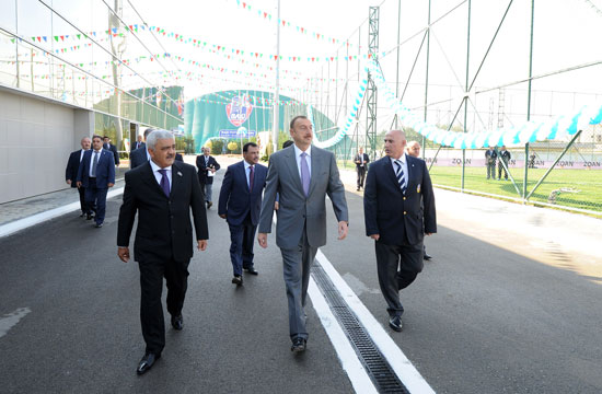 Prezident İlham Əliyev: Əminəm ki, yaxın zamanlarda Azərbaycanın bütün klublarının  gözəl infrastrukturu olacaq (FOTO) (ƏLAVƏ OLUNUB-2)