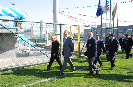 Prezident İlham Əliyev: Əminəm ki, yaxın zamanlarda Azərbaycanın bütün klublarının  gözəl infrastrukturu olacaq (FOTO) (ƏLAVƏ OLUNUB-2)