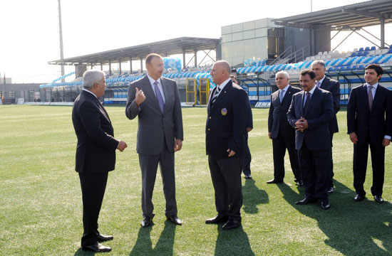 Prezident İlham Əliyev: Əminəm ki, yaxın zamanlarda Azərbaycanın bütün klublarının  gözəl infrastrukturu olacaq (FOTO) (ƏLAVƏ OLUNUB-2)