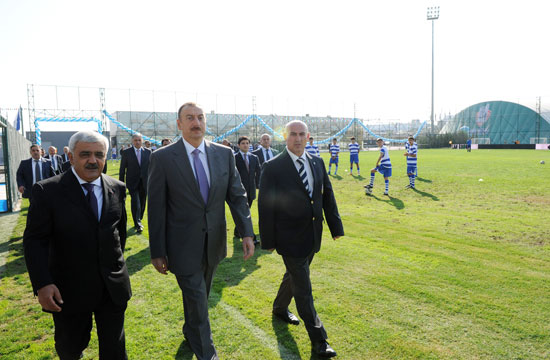 Prezident İlham Əliyev: Əminəm ki, yaxın zamanlarda Azərbaycanın bütün klublarının  gözəl infrastrukturu olacaq (FOTO) (ƏLAVƏ OLUNUB-2)