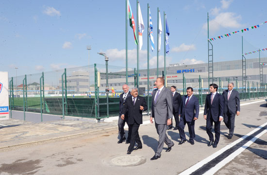 Prezident İlham Əliyev: Əminəm ki, yaxın zamanlarda Azərbaycanın bütün klublarının  gözəl infrastrukturu olacaq (FOTO) (ƏLAVƏ OLUNUB-2)