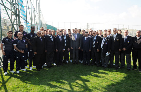 Prezident İlham Əliyev: Əminəm ki, yaxın zamanlarda Azərbaycanın bütün klublarının  gözəl infrastrukturu olacaq (FOTO) (ƏLAVƏ OLUNUB-2)