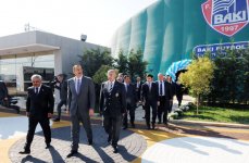 Prezident İlham Əliyev: Əminəm ki, yaxın zamanlarda Azərbaycanın bütün klublarının  gözəl infrastrukturu olacaq (FOTO) (ƏLAVƏ OLUNUB-2)