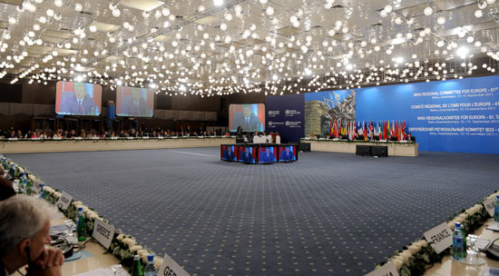 Prezident İlham Əliyev: Dünya Səhiyyə Təşkilatının Avropa Regional Komitəsinin 61-ci sessiyasının Azərbaycanda keçirilməsi ölkəmiz üçün əlamətdar hadisədir (FOTO)