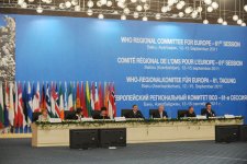 Prezident İlham Əliyev: Dünya Səhiyyə Təşkilatının Avropa Regional Komitəsinin 61-ci sessiyasının Azərbaycanda keçirilməsi ölkəmiz üçün əlamətdar hadisədir (FOTO)