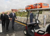 İlham Əliyev Alternativ və Bərpa Olunan Enerji Mənbələri üzrə Dövlət Agentliyi Qobustan Eksperimental Poliqonu və Tədris Mərkəzinin açılışında iştirak edib (FOTO)