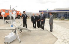 İlham Əliyev Alternativ və Bərpa Olunan Enerji Mənbələri üzrə Dövlət Agentliyi Qobustan Eksperimental Poliqonu və Tədris Mərkəzinin açılışında iştirak edib (FOTO)