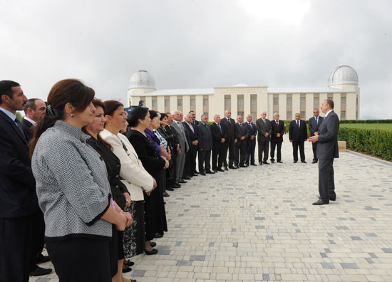 Prezident İlham Əliyev: Azərbaycan dövləti elmə həmişə böyük diqqətlə yanaşıb (FOTO)