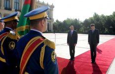 Monteneqro Prezidenti Filip Vuyanoviçin Bakıda rəsmi qarşılanma mərasimi keçirilib (FOTO)