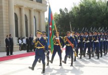 Monteneqro Prezidenti Filip Vuyanoviçin Bakıda rəsmi qarşılanma mərasimi keçirilib (FOTO)