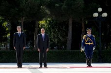 Monteneqro Prezidenti Filip Vuyanoviçin Bakıda rəsmi qarşılanma mərasimi keçirilib (FOTO)