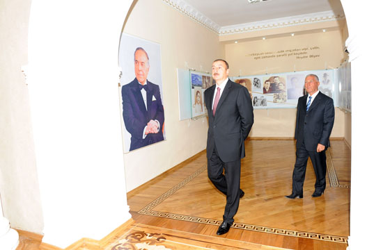 Prezident İlham Əliyev Xaçmazda səfərdədir (FOTO)