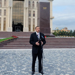 Prezident İlham Əliyev: Azərbaycanın bugünkü uğurlu inkişafı dünya ictimaiyyəti tərəfindən yüksək qiymətləndirilir (FOTO)