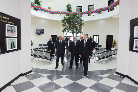 İlham Əliyev Quba avtovağzalının açılışında iştirak edib (FOTO)
