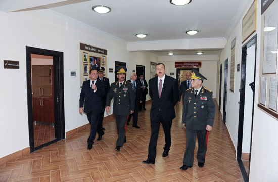 Prezident İlham Əliyev Qubada Daxili Qoşunların "N" saylı hərbi şəhərciyinin açılışında iştirak edib (FOTO)
