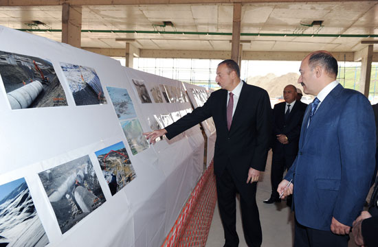 Azərbaycan Prezidenti Qusarda Şahdağ qış-yay turizm kompleksinin tikintisi ilə tanış olub (FOTO)