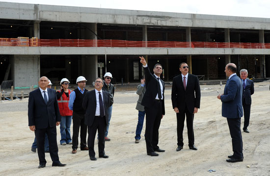 Azərbaycan Prezidenti Qusarda Şahdağ qış-yay turizm kompleksinin tikintisi ilə tanış olub (FOTO)