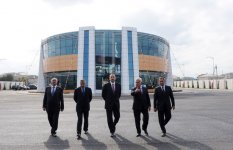İlham Əliyev Quba avtovağzalının açılışında iştirak edib (FOTO)