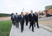 Azərbaycan Prezidenti Qubada beşulduzlu "Riksos" hotelinin tikintisi ilə tanış olub (FOTO)