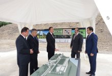 Azərbaycan Prezidenti Qubada kütləvi soyqırım məzarlığında abidə kompleksinin tikintisi ilə tanış olub (FOTO)