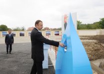 İlham Əliyev Quba şəhərinin su və kanalizasiya sisteminin yenidən qurulması layihəsi ilə tanış olub (FOTO)