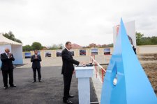 İlham Əliyev Quba şəhərinin su və kanalizasiya sisteminin yenidən qurulması layihəsi ilə tanış olub (FOTO)